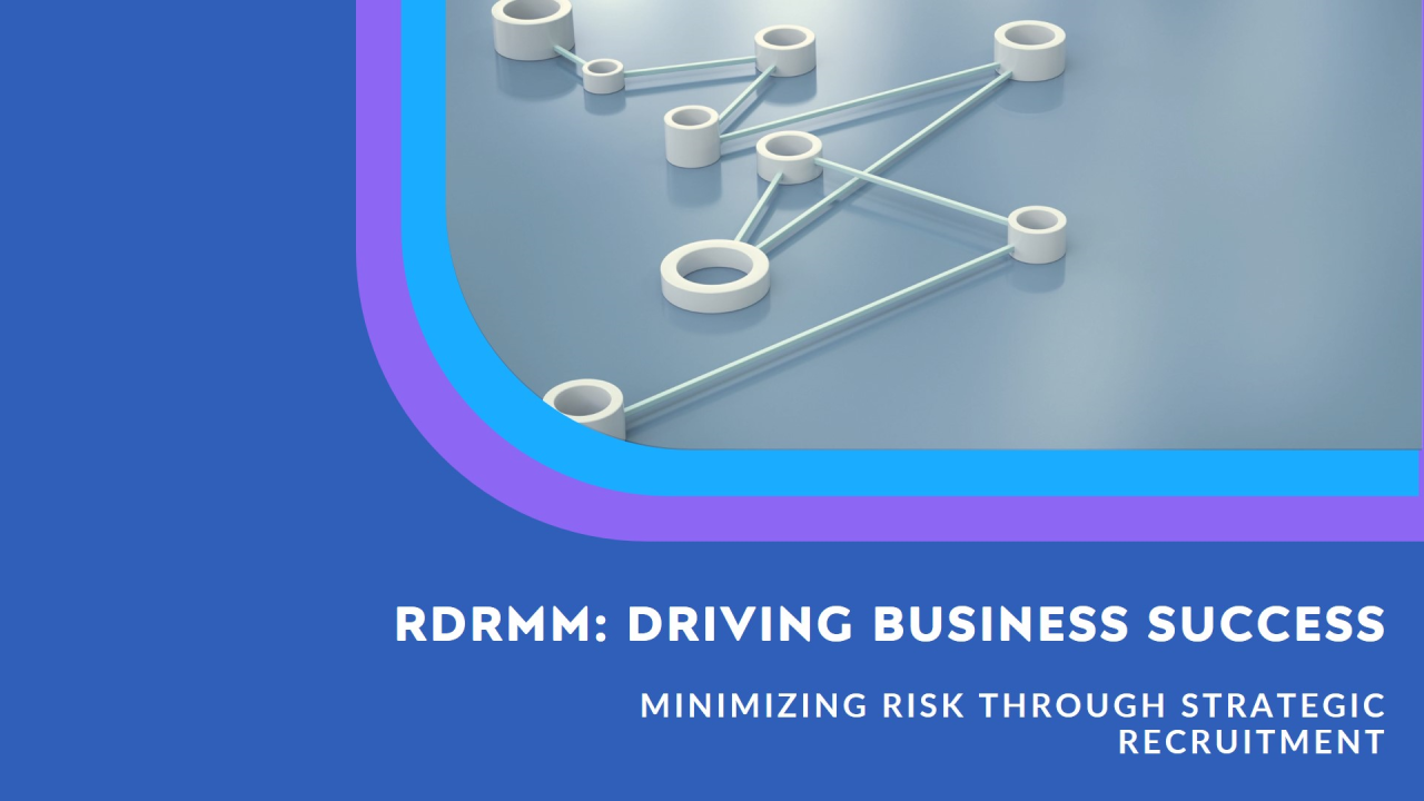 How RDRMM Drives Business Success and Minimizes Risk through Strategic Recruitment