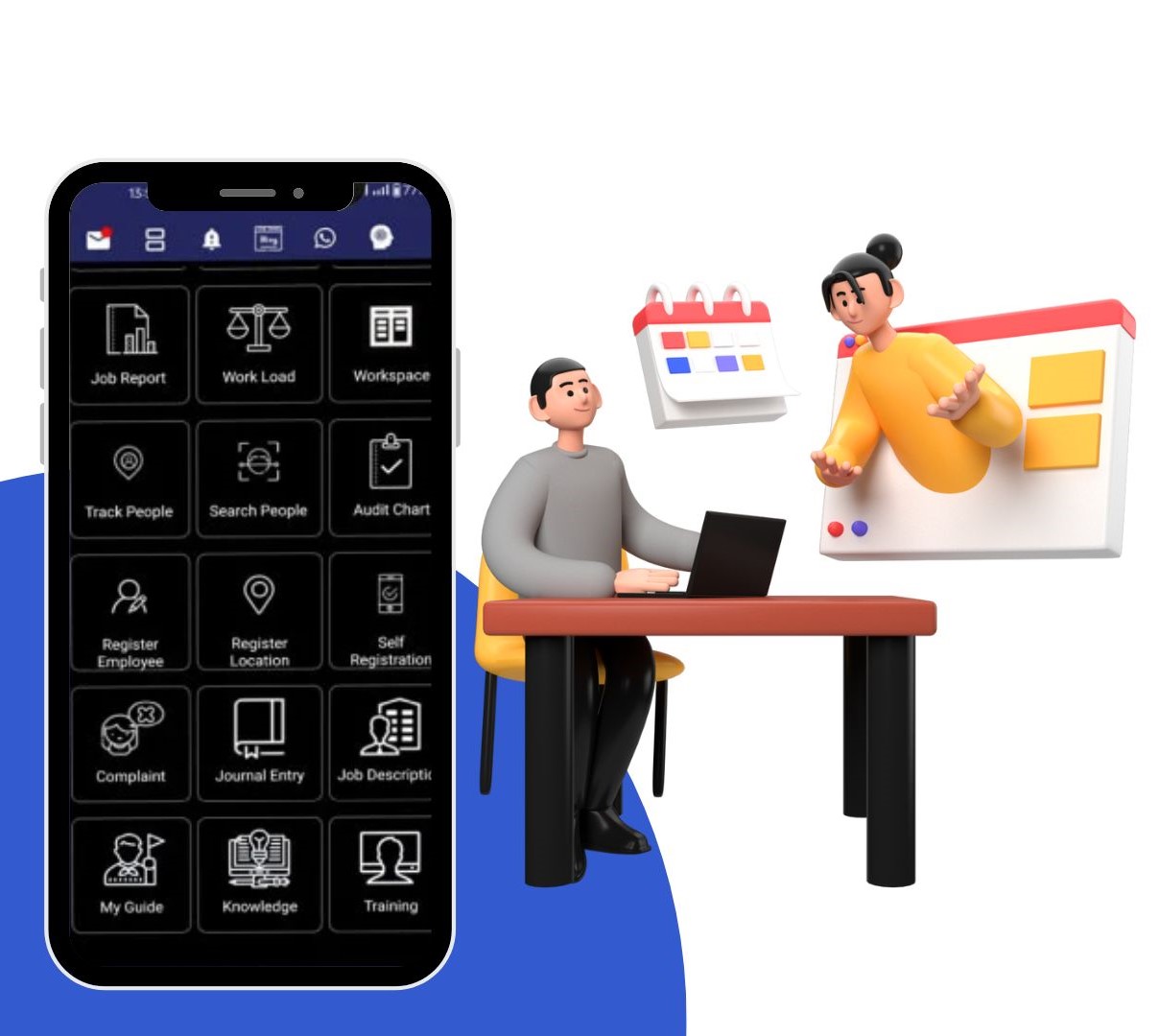 Blue Modern Mobile Application Presentation - 2